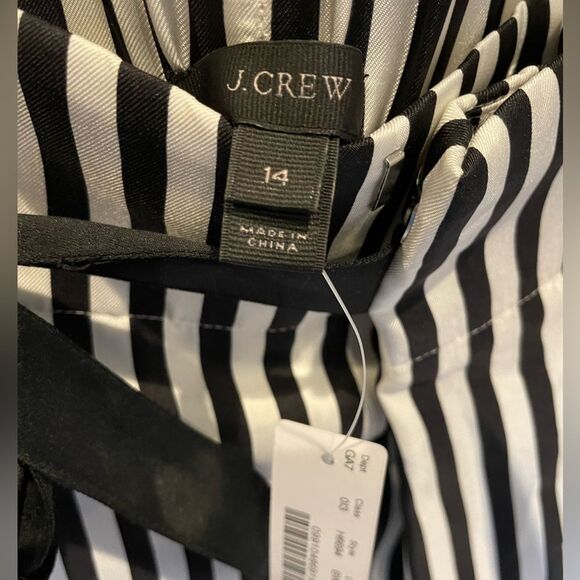 J. Crew Black and White Striped Pants - Picture 2 of 4
